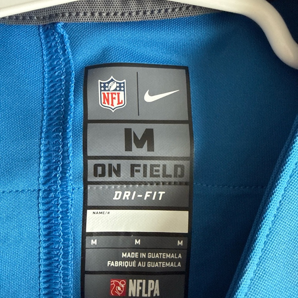 Men’s Nike Golden Tate #15 Detroit Lions Vapor Lmtd Alt Jersey Sz M - Blue RARE - Picture 4 of 6